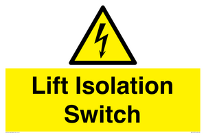 WE12125: Lift Isolation Switch