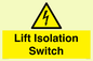 WE12125: Lift Isolation Switch