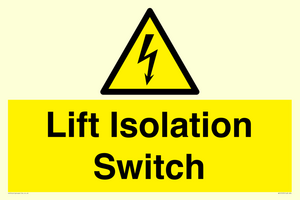 WE12125: Lift Isolation Switch