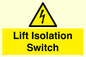 WE12125: Lift Isolation Switch