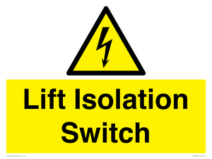 WE12125: Lift Isolation Switch