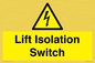 WE12125: Lift Isolation Switch