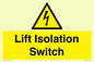 WE12125: Lift Isolation Switch