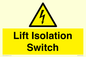 WE12125: Lift Isolation Switch