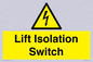 WE12125: Lift Isolation Switch