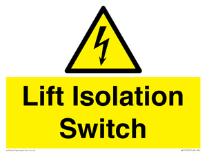 WE12125: Lift Isolation Switch