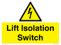 WE12125: Lift Isolation Switch