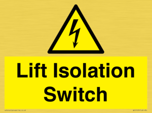 WE12125: Lift Isolation Switch