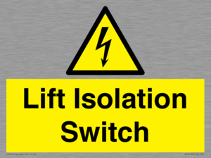 WE12125: Lift Isolation Switch