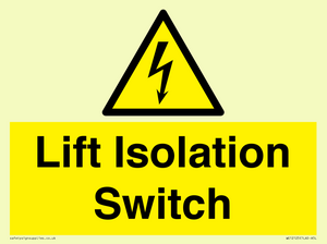 WE12125: Lift Isolation Switch