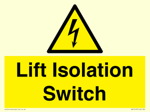 WE12125: Lift Isolation Switch
