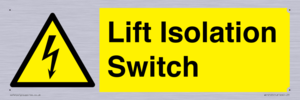 WE12125: Lift Isolation Switch
