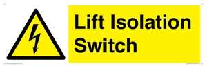 WE12125: Lift Isolation Switch