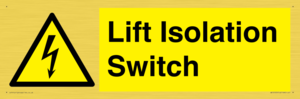 WE12125: Lift Isolation Switch