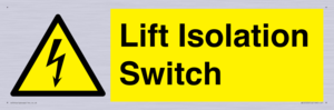 WE12125: Lift Isolation Switch