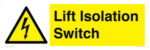 WE12125: Lift Isolation Switch