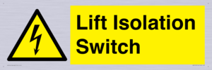WE12125: Lift Isolation Switch