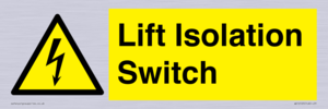 WE12125: Lift Isolation Switch