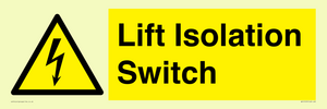 WE12125: Lift Isolation Switch