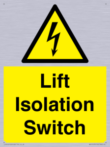 WE12125: Lift Isolation Switch