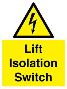 WE12125: Lift Isolation Switch