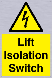 WE12125: Lift Isolation Switch