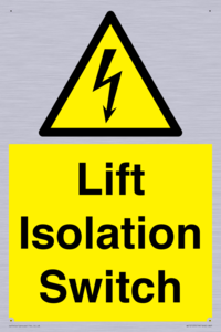 WE12125: Lift Isolation Switch