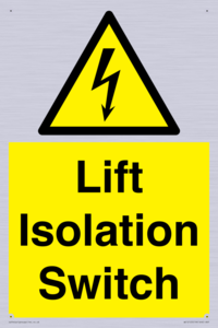 WE12125: Lift Isolation Switch