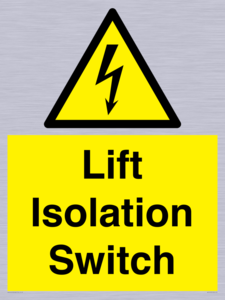 WE12125: Lift Isolation Switch