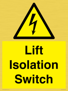 WE12125: Lift Isolation Switch