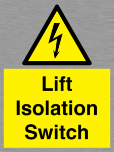 WE12125: Lift Isolation Switch