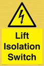 WE12125: Lift Isolation Switch