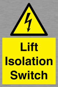 WE12125: Lift Isolation Switch
