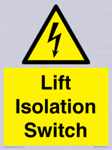 WE12125: Lift Isolation Switch