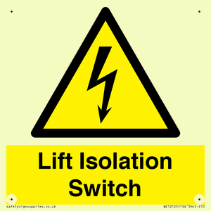 WE12125: Lift Isolation Switch
