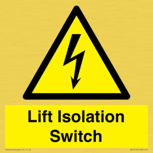 WE12125: Lift Isolation Switch