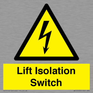 WE12125: Lift Isolation Switch