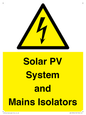 WE12354: Solar PV System and Mains Isolators