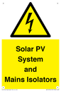 WE12354: Solar PV System and Mains Isolators