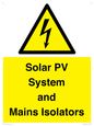 WE12354: Solar PV System and Mains Isolators
