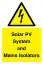 WE12354: Solar PV System and Mains Isolators