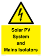 WE12354: Solar PV System and Mains Isolators