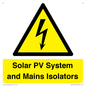 WE12354: Solar PV System and Mains Isolators