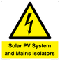 WE12354: Solar PV System and Mains Isolators