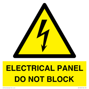 WE12422: Electrical Panel Do Not Block Floor