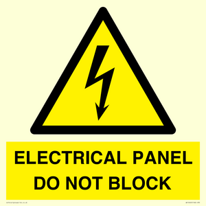 WE12422: Electrical Panel Do Not Block Floor