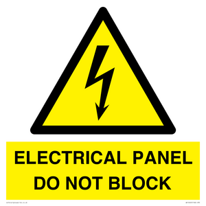 WE12422: Electrical Panel Do Not Block Floor