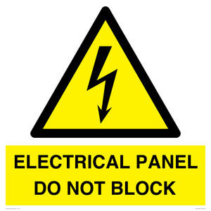 WE12422: Electrical Panel Do Not Block Floor