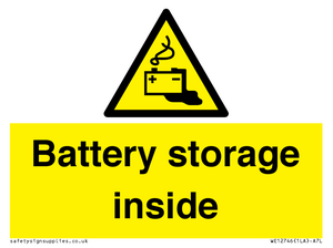 WE12746: Battery storage inside