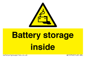 WE12746: Battery storage inside